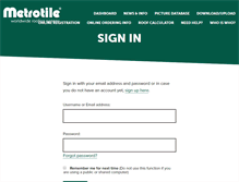 Tablet Screenshot of partnertool.metrotile.eu