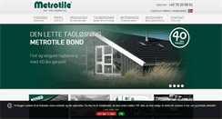 Desktop Screenshot of metrotile.dk