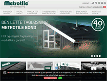 Tablet Screenshot of metrotile.dk